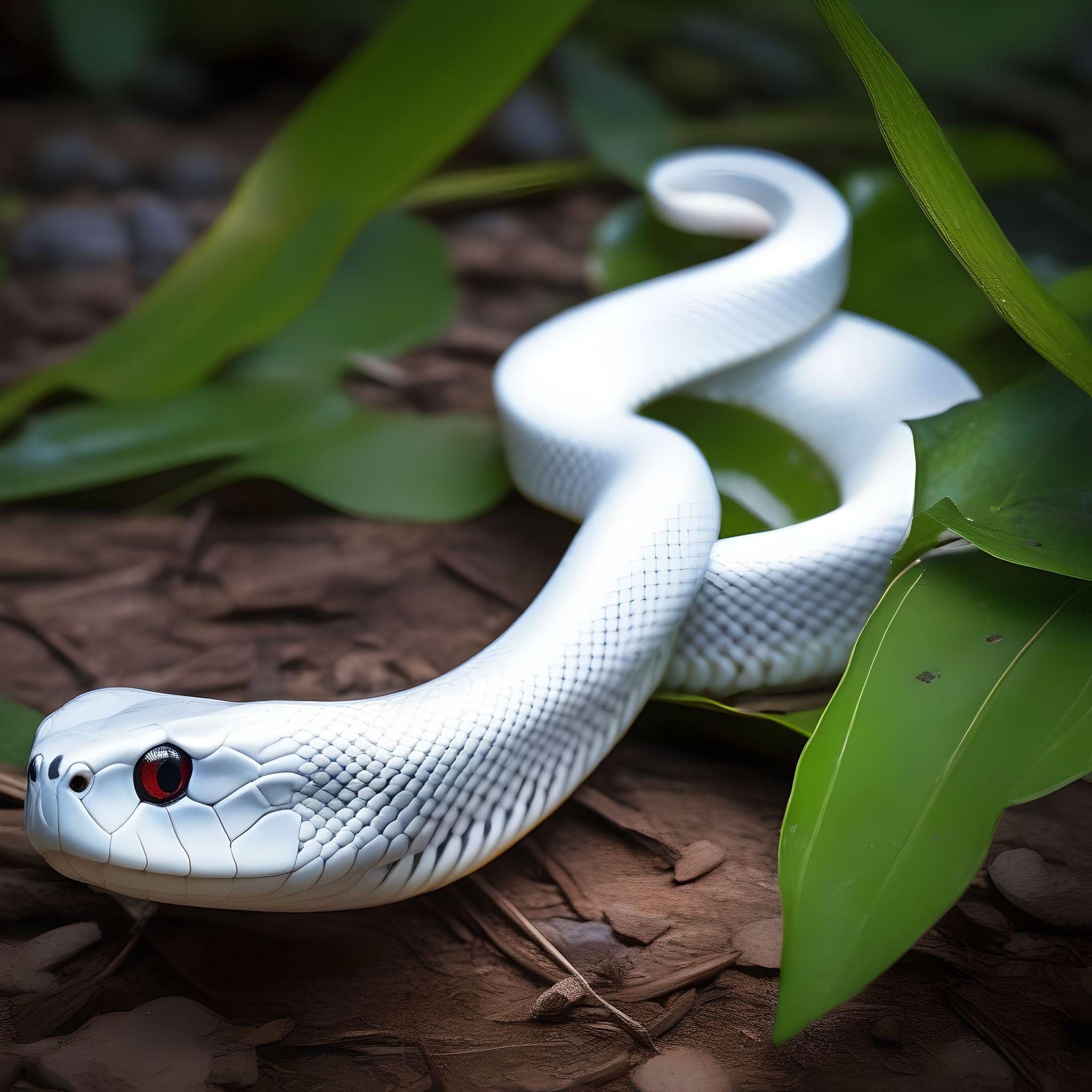 Dream of a white snake chasing you